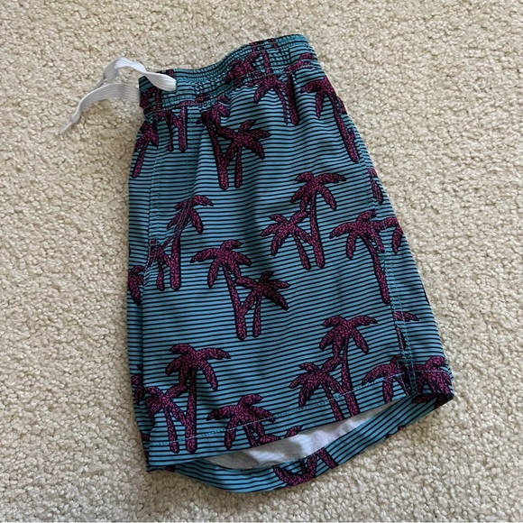 Maamgic Men Swim Shorts Trunks Sz Small Quick Dry Pool Beach Cocotier Rouge Blue - Picture 4 of 15